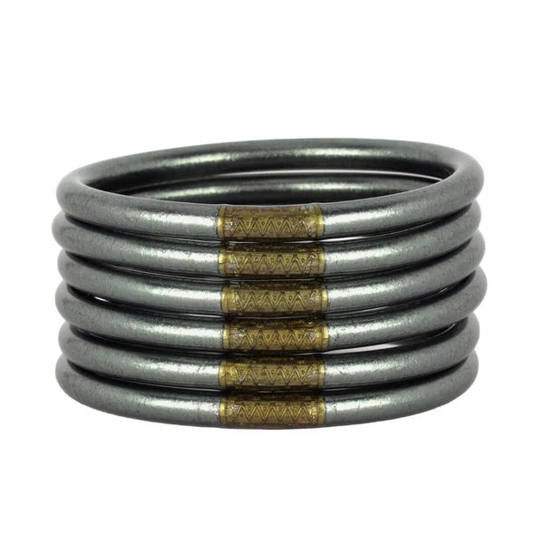 BuDhaGirl / All Weather Bangles - Graphite