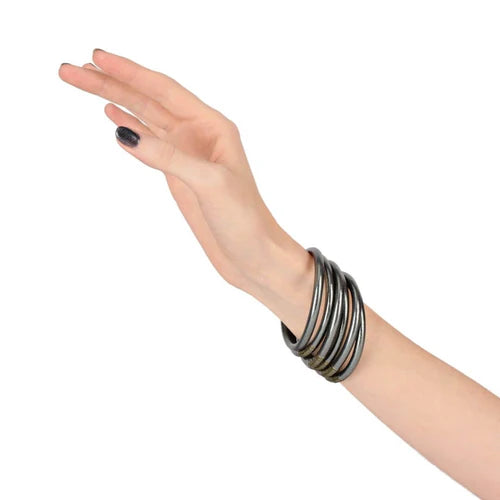 BuDhaGirl / All Weather Bangles - Graphite