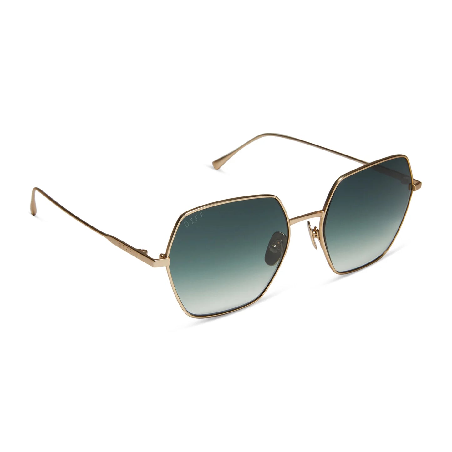 DIFF Eyewear / Harlow - Matte Gold
