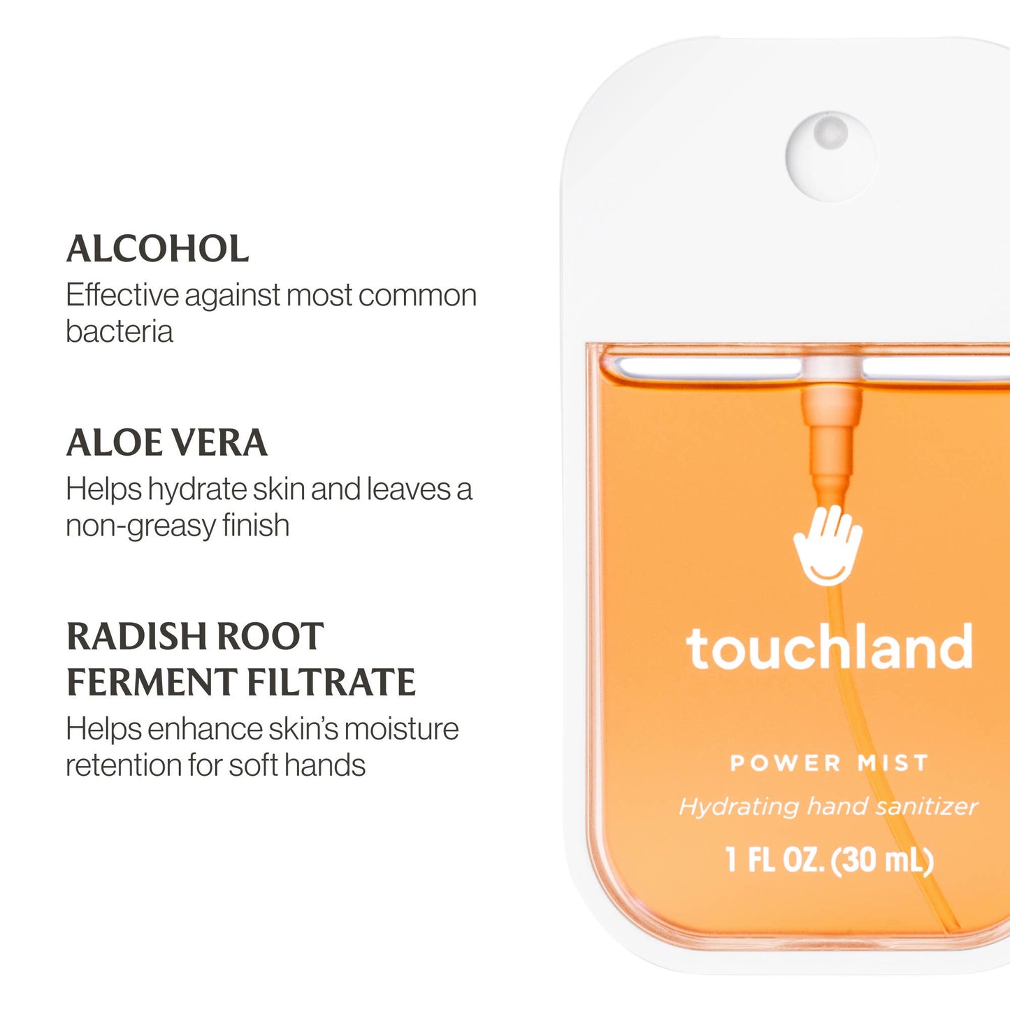 Power Mist Hydrating Hand Sanitizer- Velvet Peach