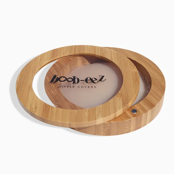 BOOB-EEZ/ Nip Covers + Bamboo Compact Travel Case