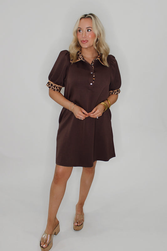 Hidden Attraction Cheetah Dress