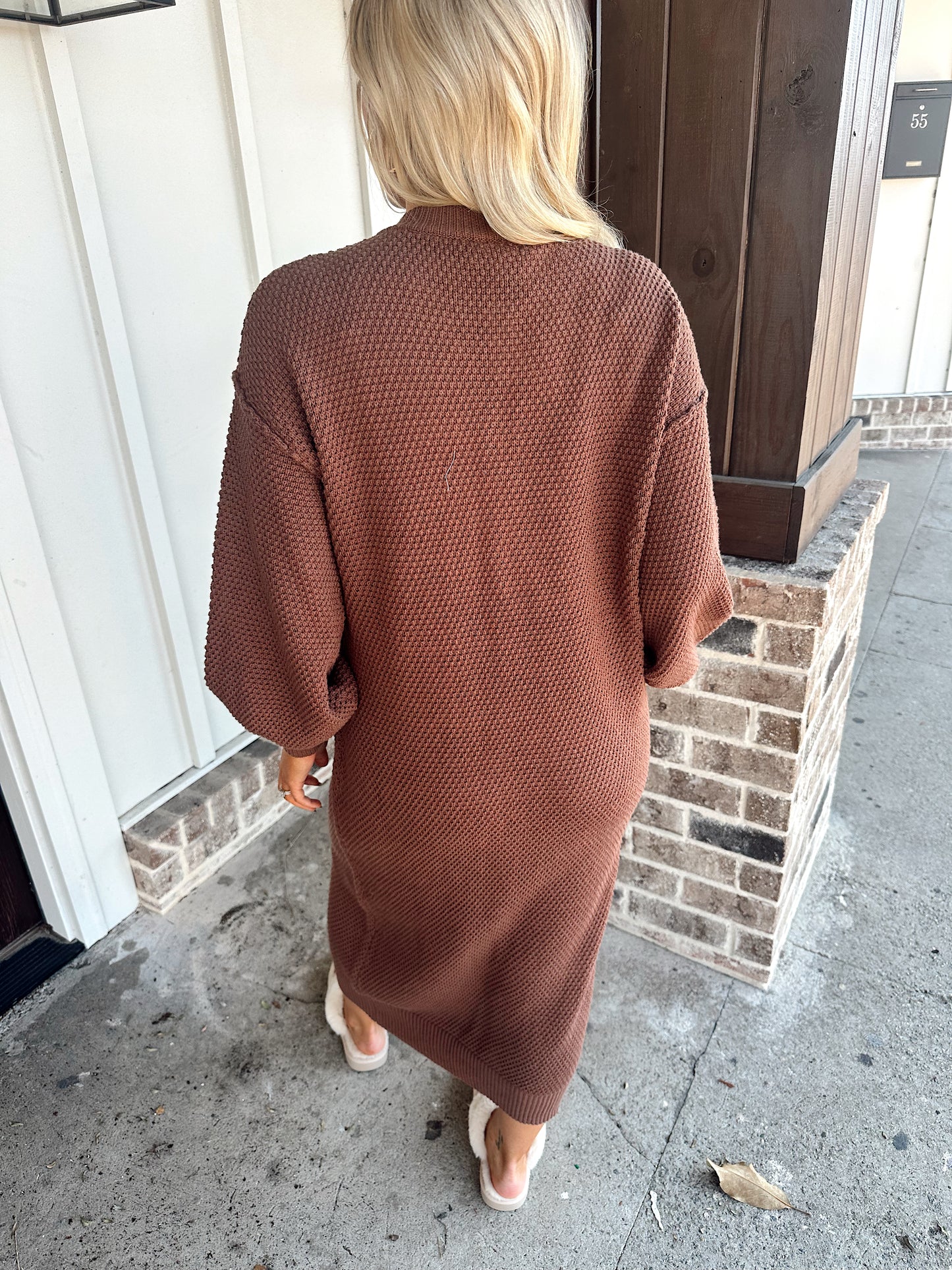 Mocha Frappe Sweater Dress