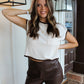 Sharp Witted Leather Shorts