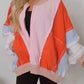 Colorblock Zip Up Jacket