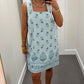 Vintage Garden Mini Dress