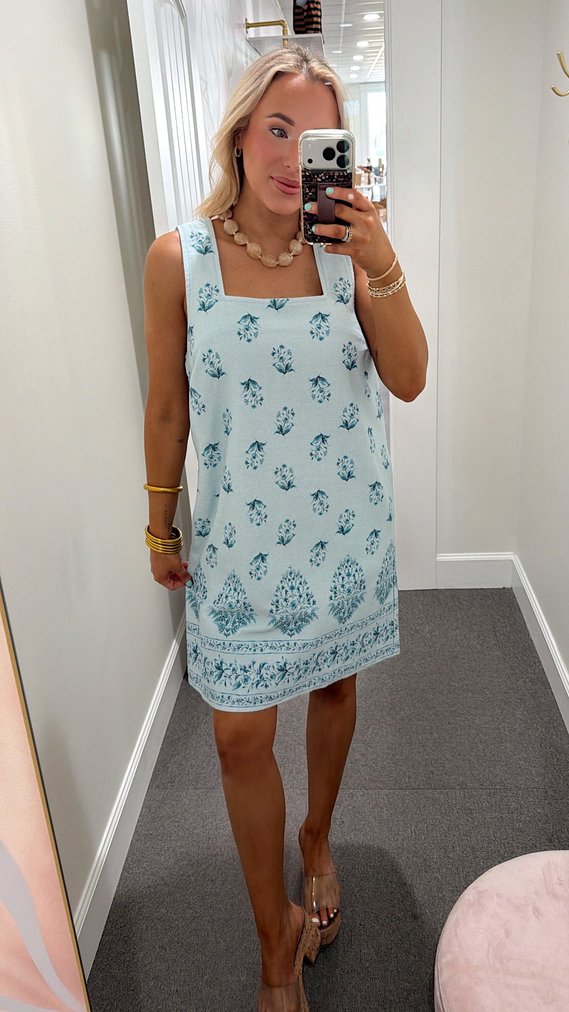 Vintage Garden Mini Dress