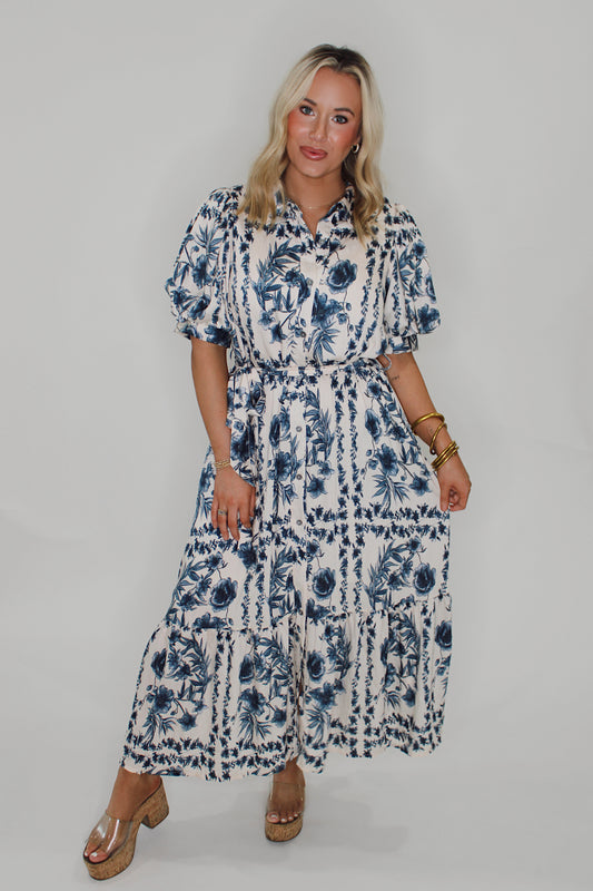 Desert Blooms Midi Dress
