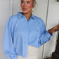 Coastline Pinstripe Blouse