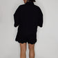 Scallop Short Set - Black