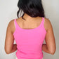 Kennedy Ribbed Tank - Pink