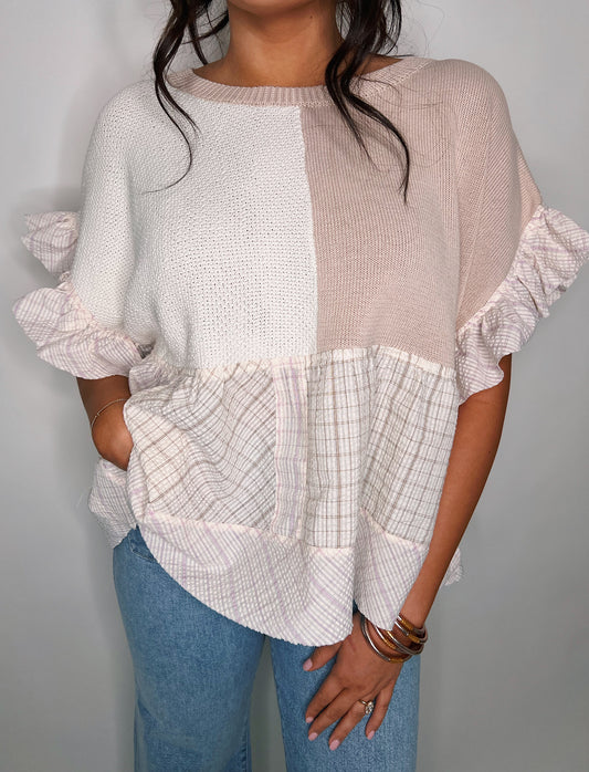 The Allie Patchwork Top