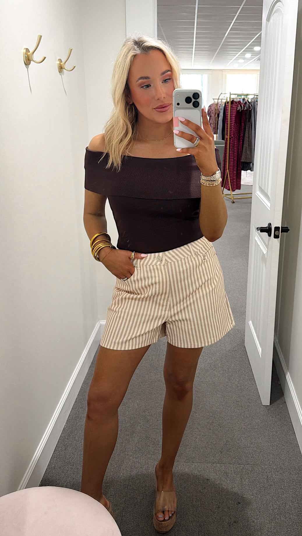 Sandy Stripes Shorts