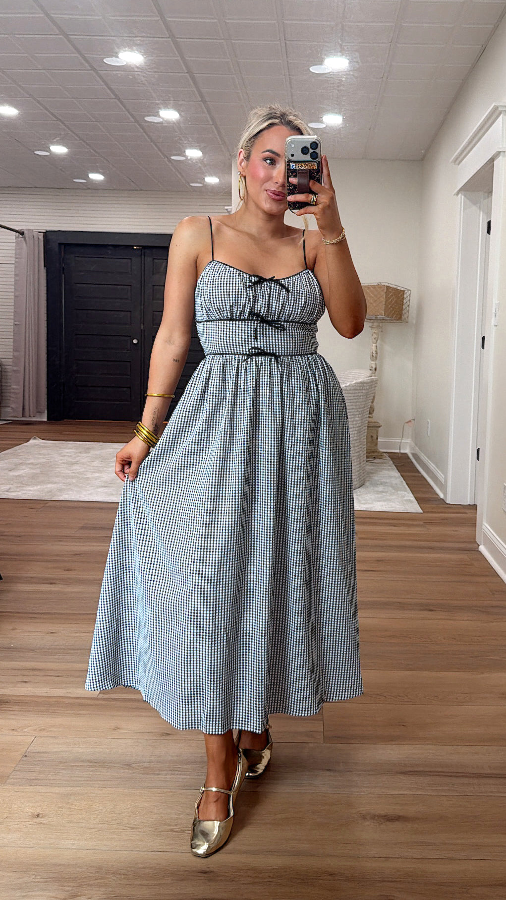 The Gingham Grace Midi