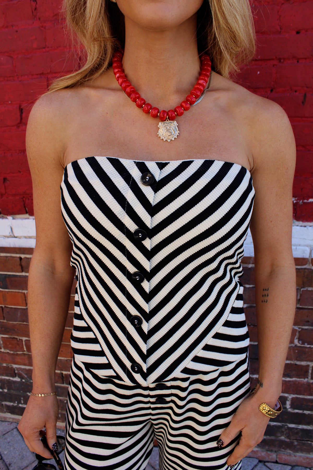 On the Sidelines Stripe Set