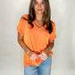 Casual Day Top in Orange