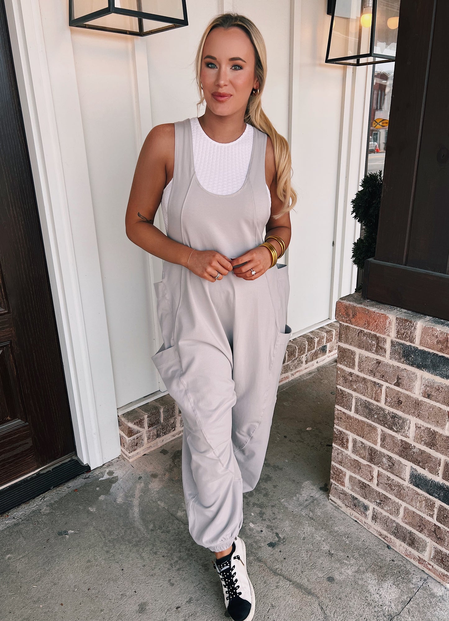 The Jayla Jumpsuit - Grey