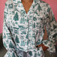 Nostalgic Wonderland Satin Pajamas