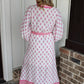 Blush Garden Midi Dress