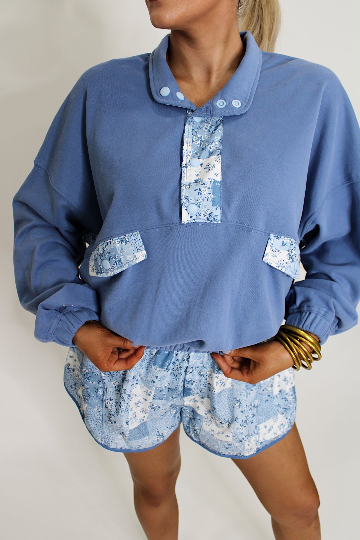 Ditsy Flower Shorts Set