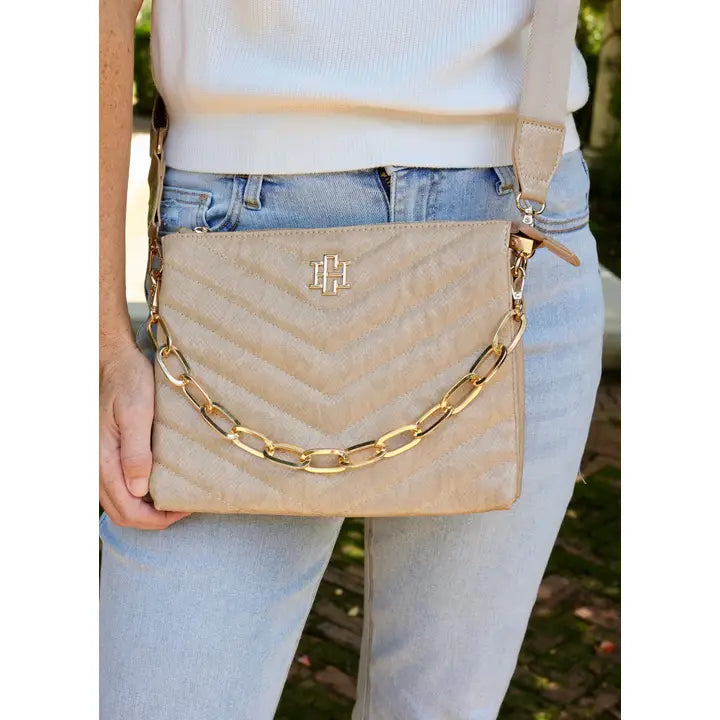 CAROLINE HILL | Taupe Ariana Crossbody