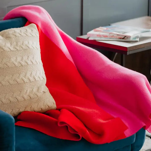 Tri-Color Oversized Blanket