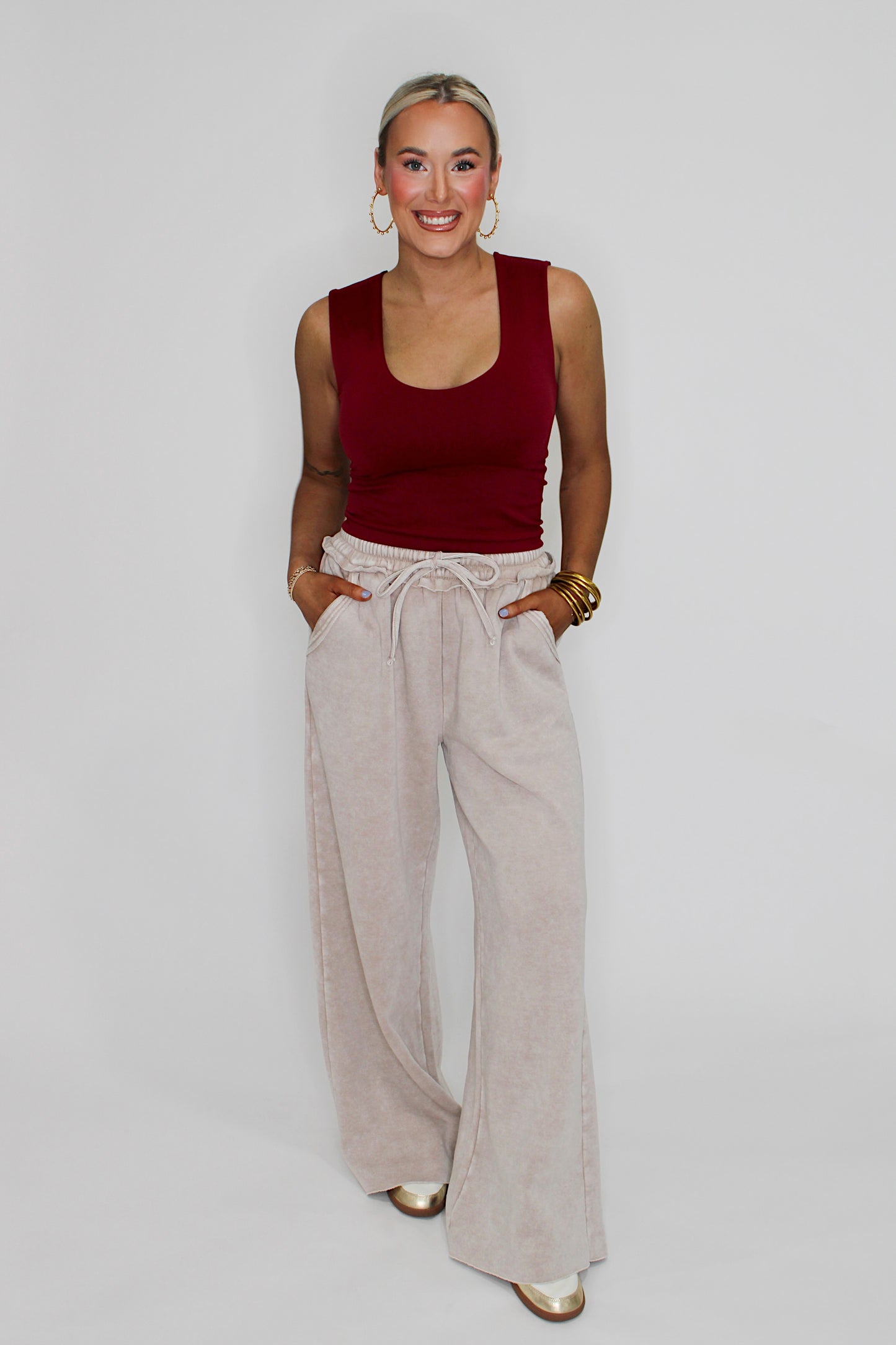 Seamless Cropped Tank w/ Built-in Bra