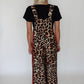 Leopard Jumpsuit - Red