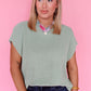 Easy Going Top in Sage