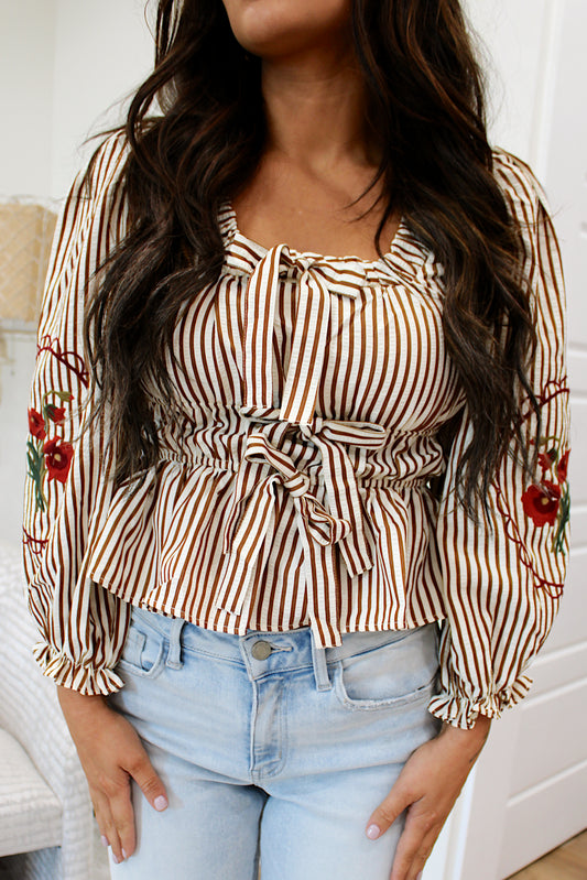 Sweet Statement Embroidered Top