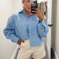 Coastline Pinstripe Blouse