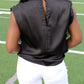 Satin Drape Top