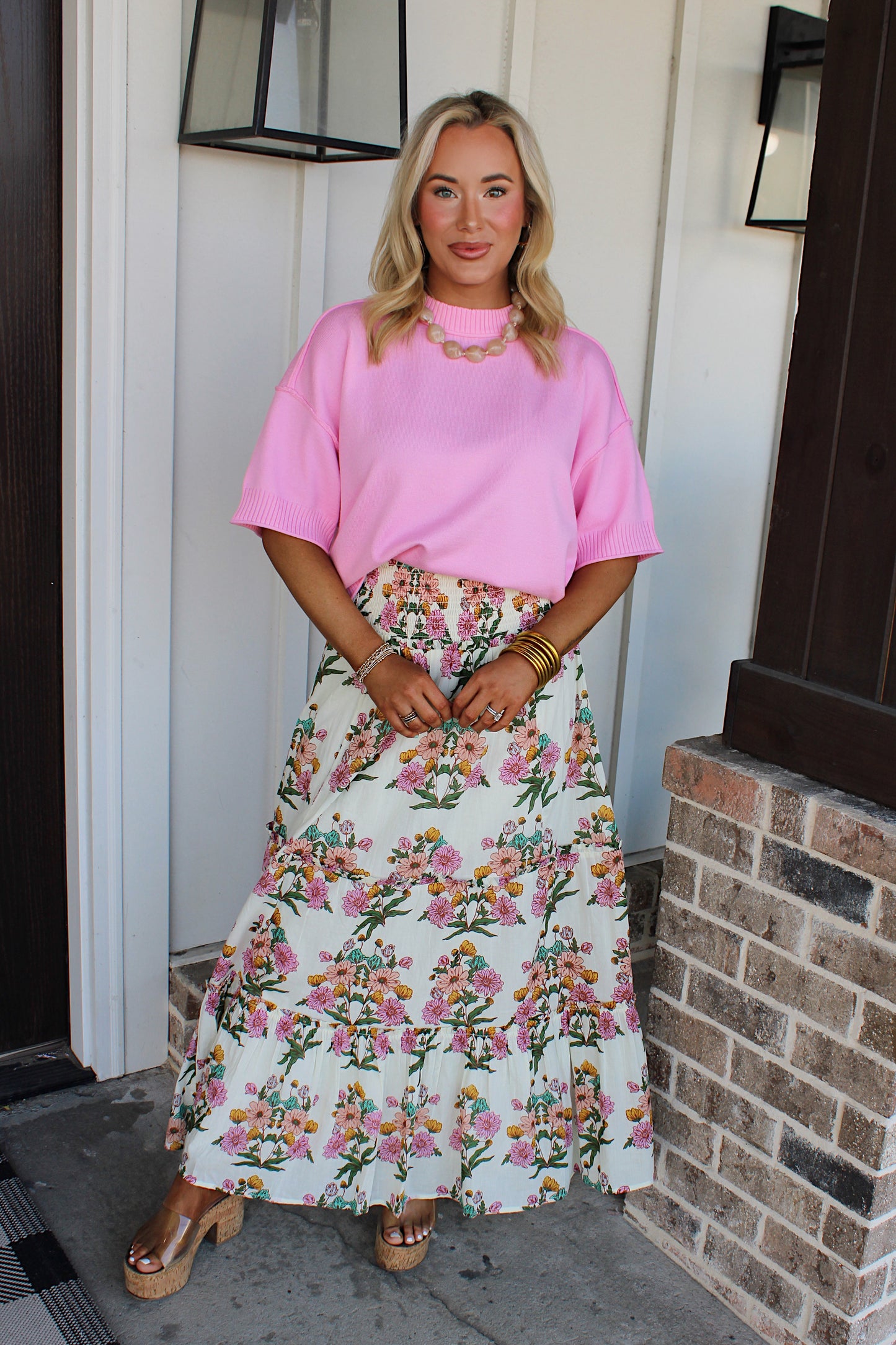 Spring Serenade Top in Pink