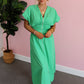 Seafoam Elegance Midi Dress