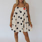 Tie Strap Polka Dot Dress