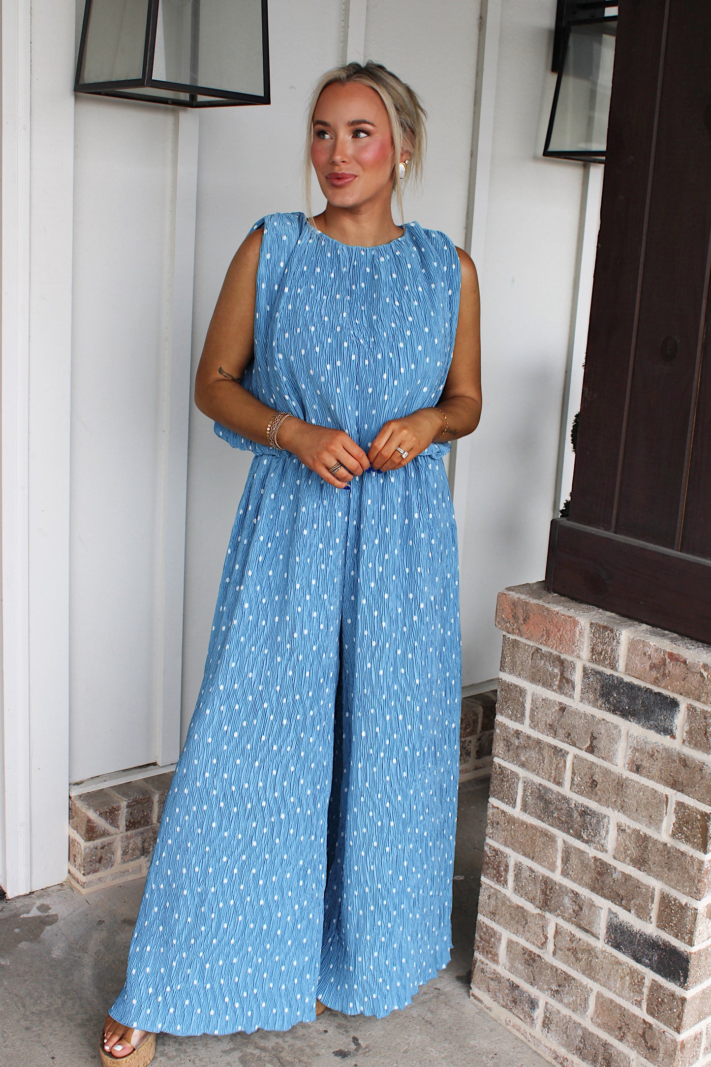 Summer Breeze Polka Dot Pant Set