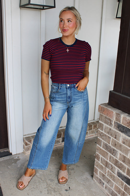 The Anchor Stripe Top