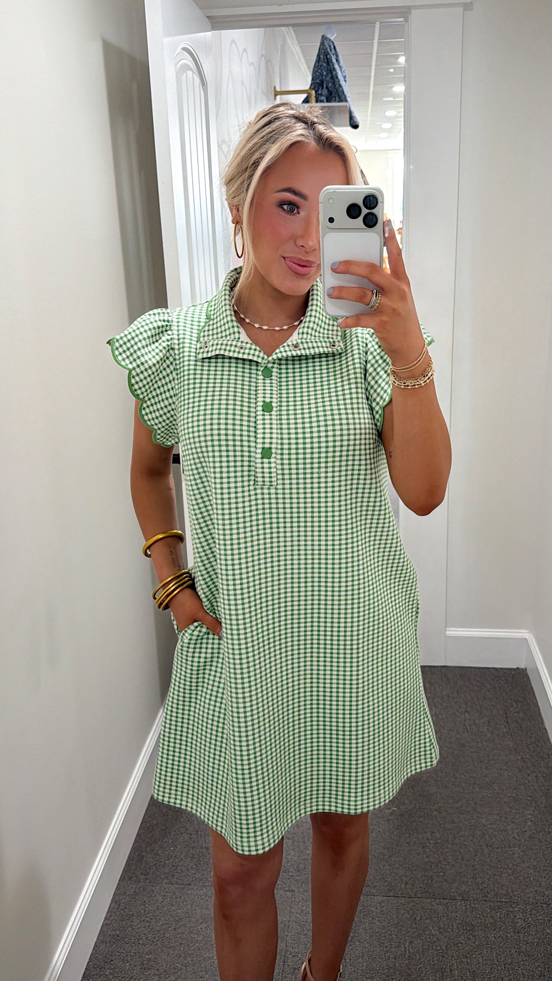 The Picnic Perfect Gingham Mini Dress
