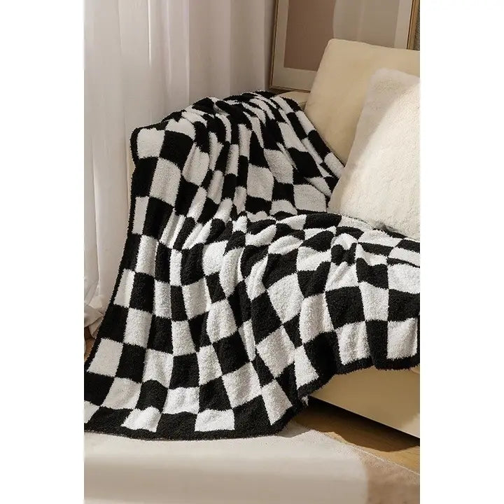 Checkered Throw Blanket