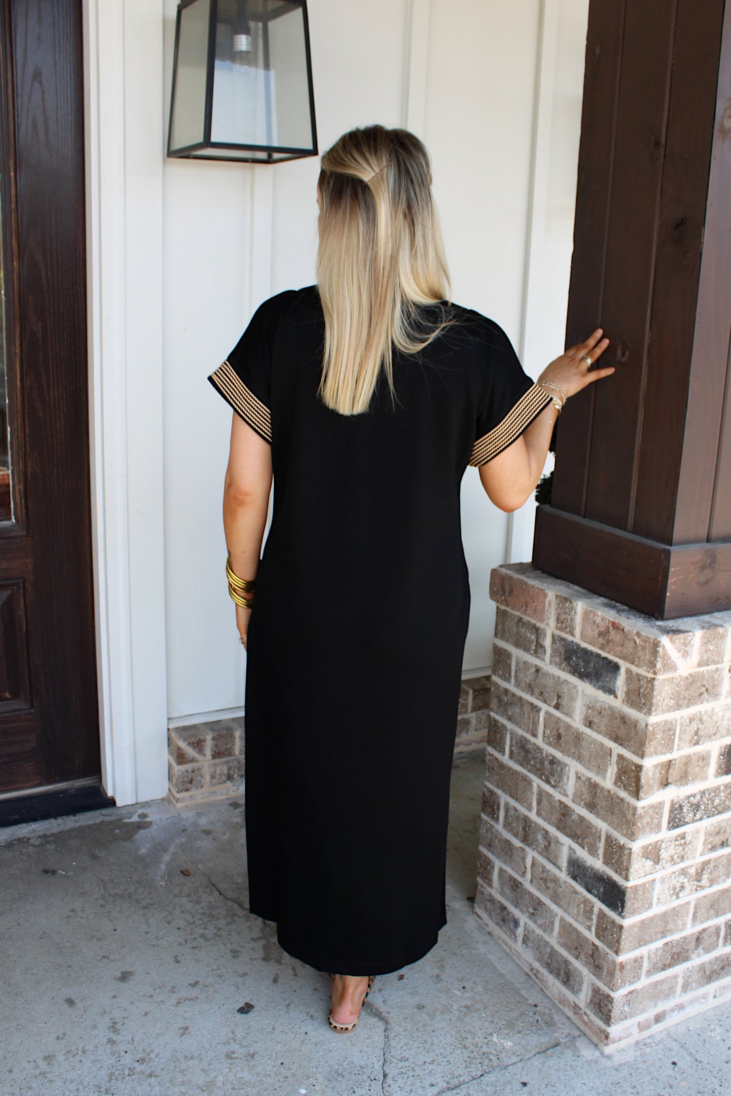 Smooth Shadow Black Maxi