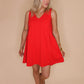 After Beach Breeze Dress - Red
