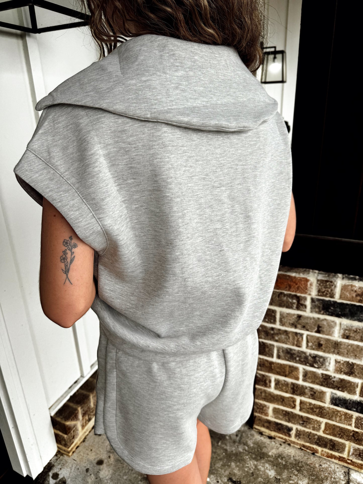 New Chapter Shorts Set in Grey