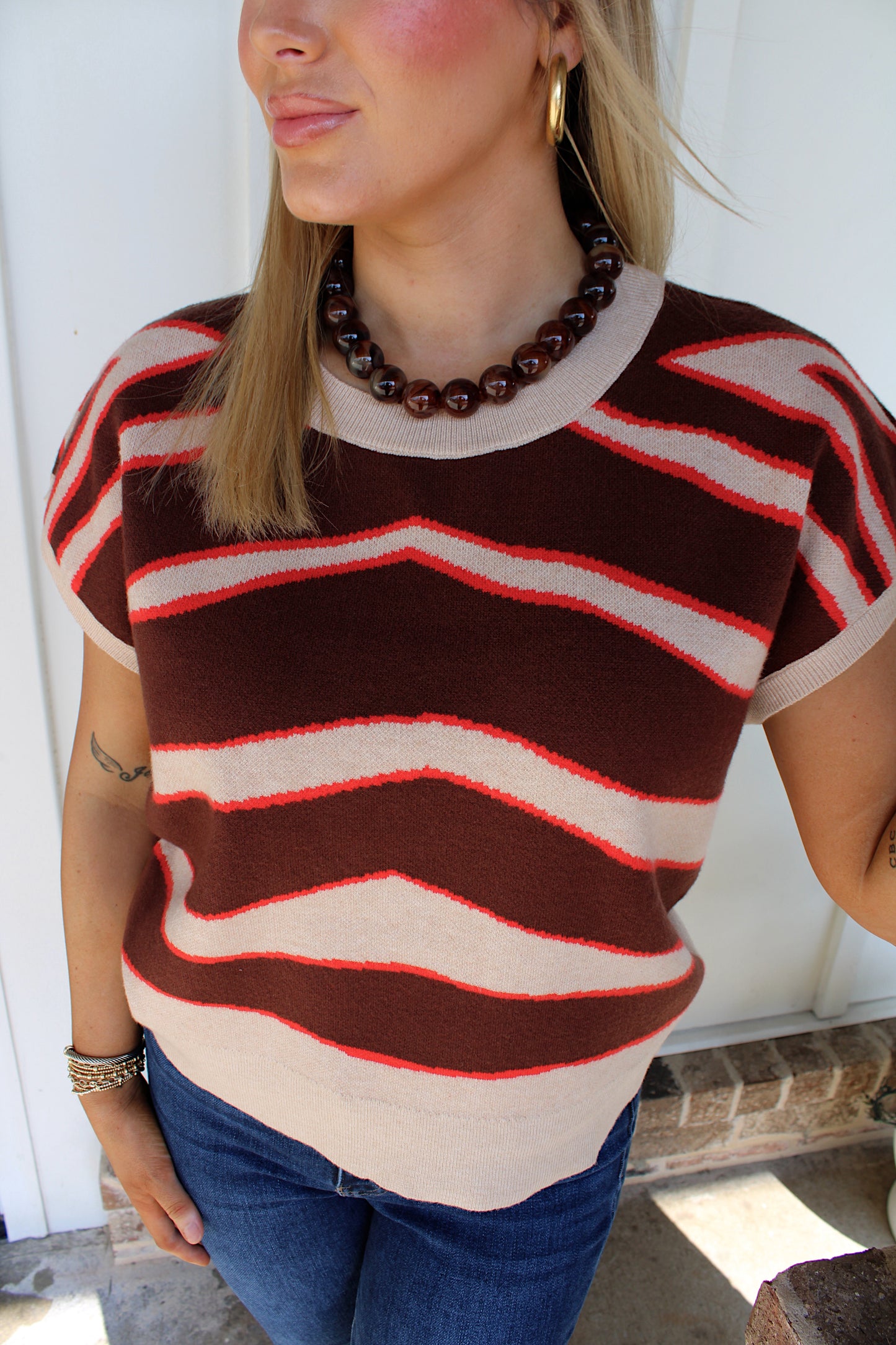 Wild Chic Knit Top