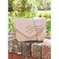 CAROLINE HILL | Tan V Quilted Angela Crossbody