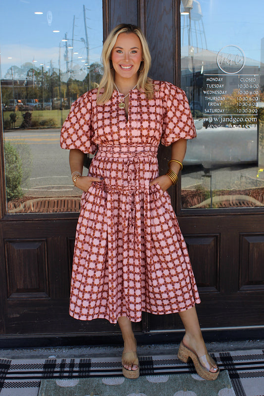 Make a Statement Midi Dress