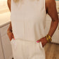 Midtown Chic Pants Set - White