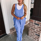 The Jayla Jumpsuit - Periwinkle