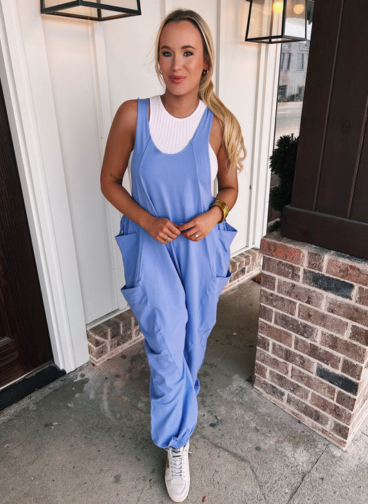 The Jayla Jumpsuit - Periwinkle