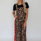 Leopard Jumpsuit - Red