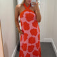 Sunset Seashell Midi Dress